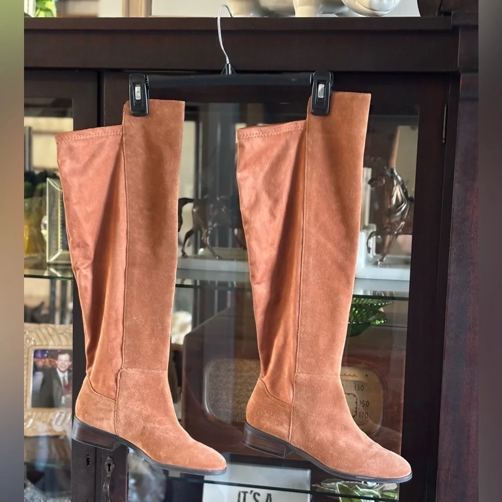 Lucky Brand Suede Riding Boots. Calypso | Ginger Women’s Sz. 7.5 EUC | Luxe